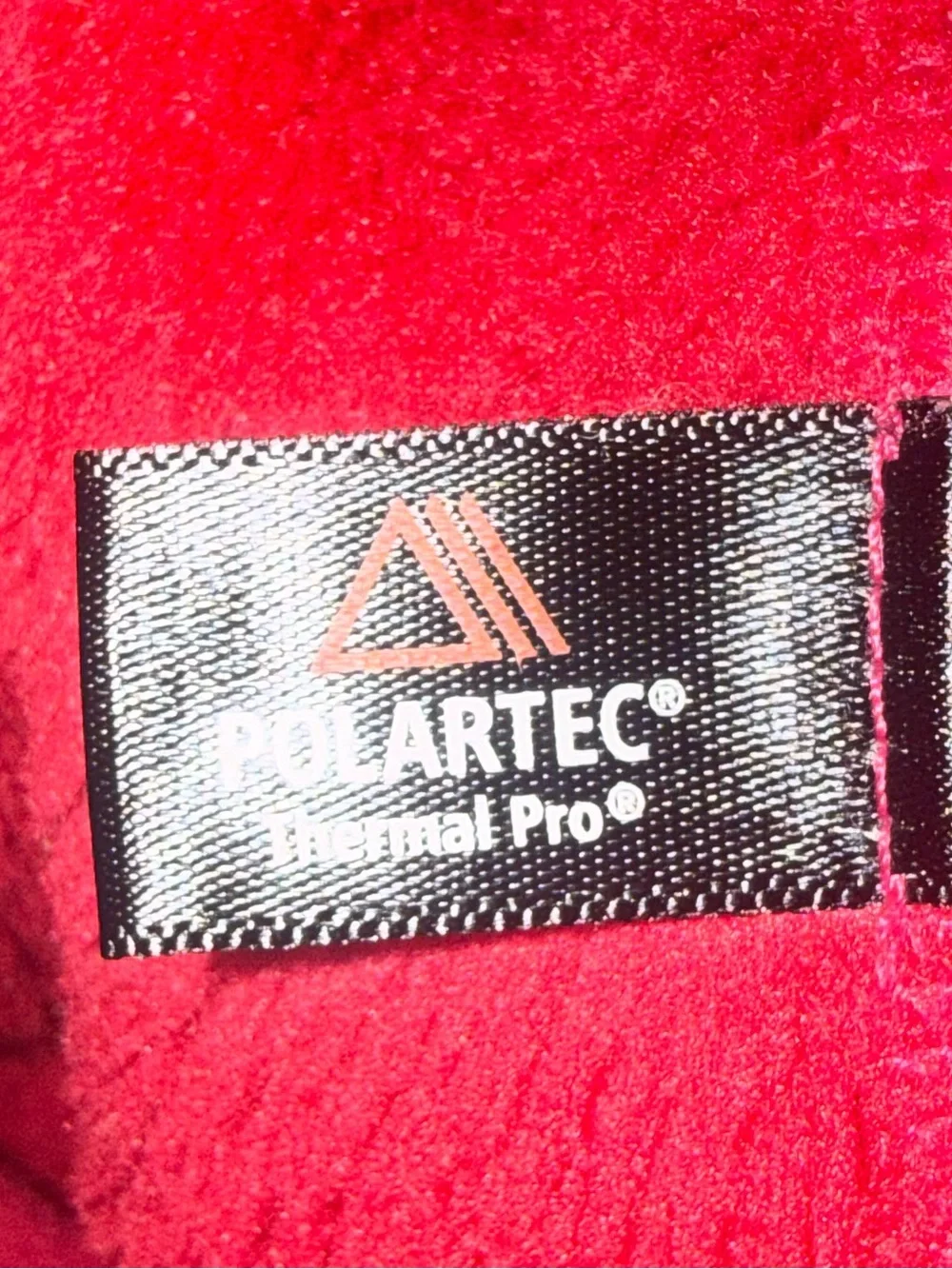 Patagonia Women’s Small Red Polartec Pro Thermal Fleece Pullover cozy outdoor - Picture 6 of 13